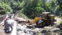 Reconstrucción en canal San Martin norte.