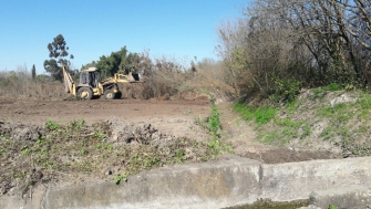 Limpieza del canal derivado sur Río Calera