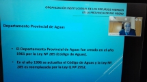 La Dirección de Recursos Hídricos participó del Seminario Valor económico del agua