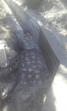 Obra ejecutada en Tafí del Valle