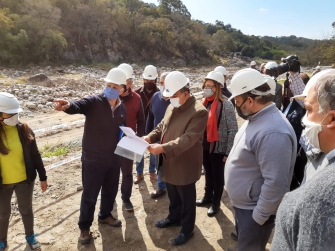 Visita obra Dique San Ignacio de la Cocha