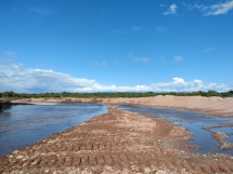 Trabajos de limpieza del cauce del Rio Sali