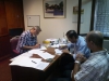 Firma de acta acuerdo entre UNT-FAZ y DRH