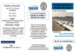 Curso de Posgrado Conducciones y Redes de Agua